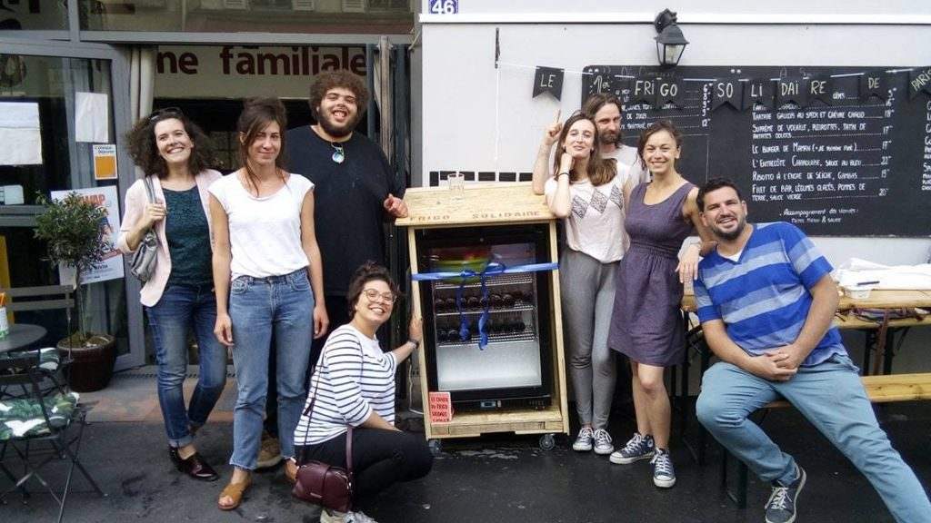 Le 1er frigo solidaire de Paris – La Cantine du 18 (2017)